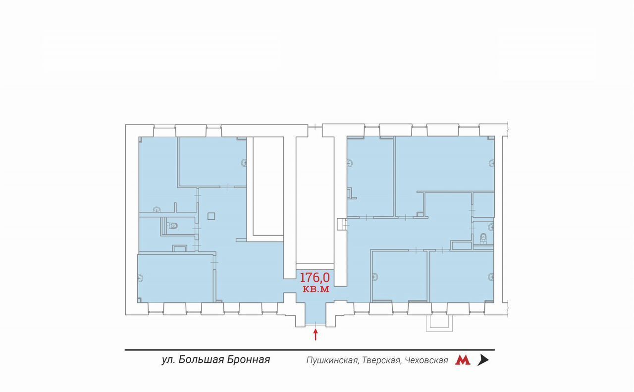 торговое помещение г Москва метро Тверская ул Большая Бронная 23с/2 муниципальный округ Пресненский фото 3