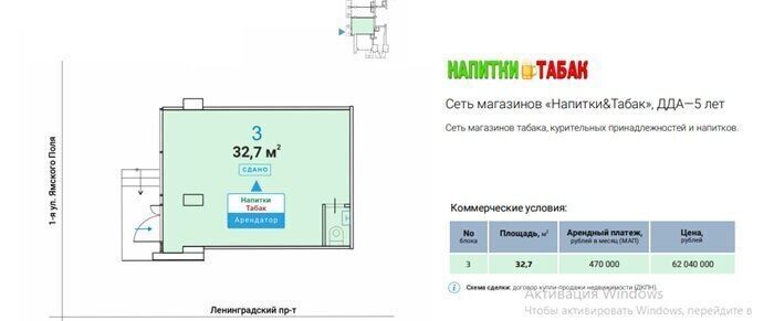 свободного назначения г Москва метро Белорусская пр-кт Ленинградский 4/2 муниципальный округ Беговой фото 5