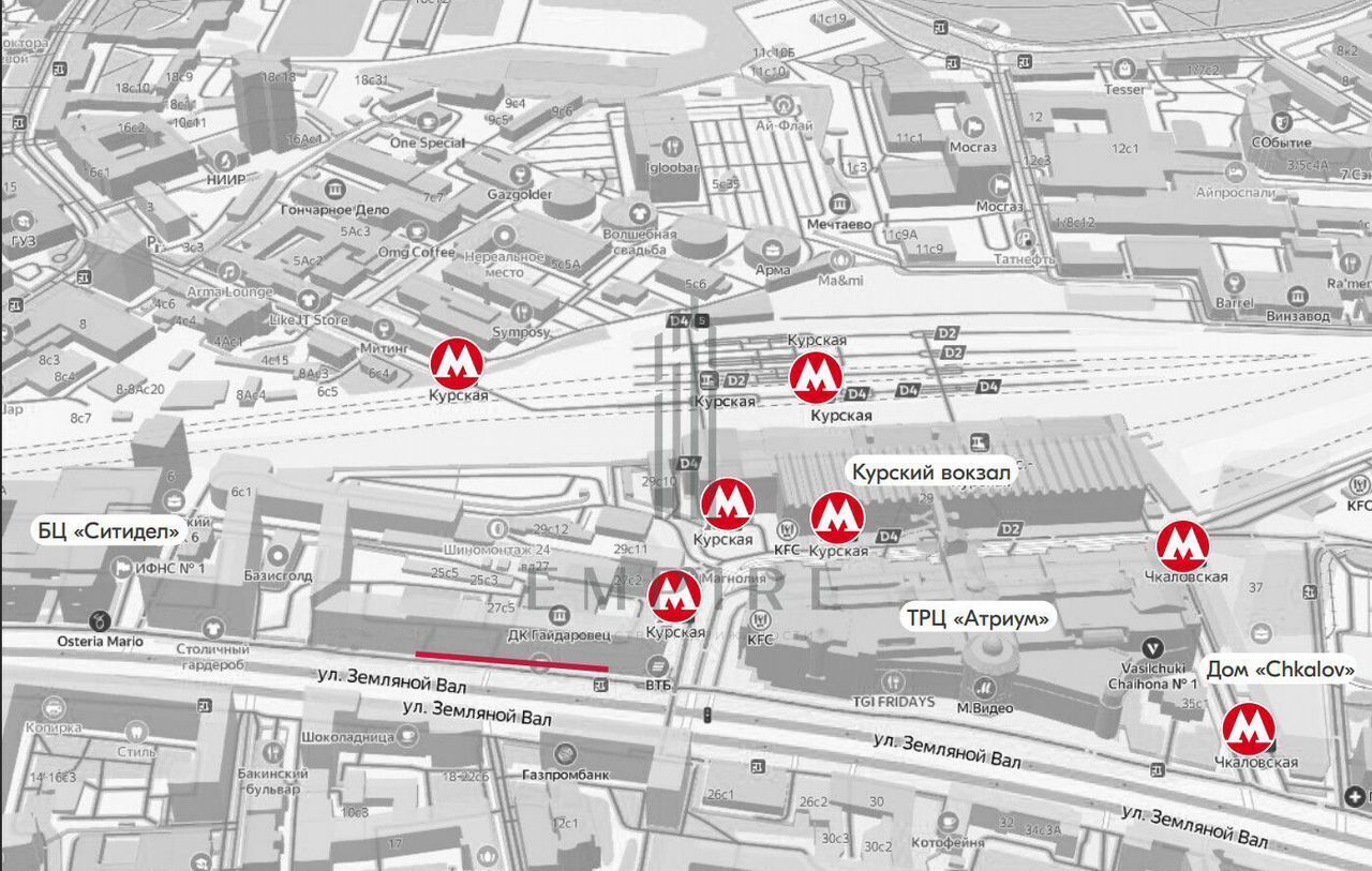 торговое помещение г Москва метро Курская Бауманка ул Земляной Вал 25 фото 6