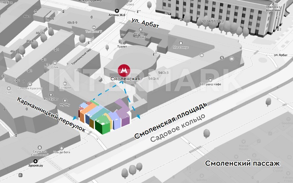 торговое помещение г Москва метро Смоленская пер Карманицкий 9 муниципальный округ Арбат фото 8