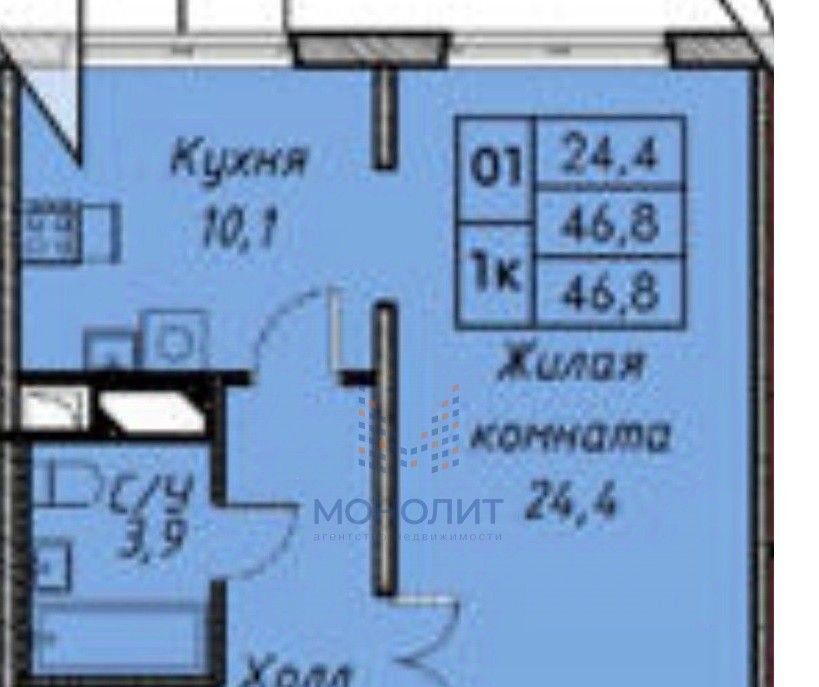 квартира г Москва метро Говорово ш Боровское 2к/5 фото 2