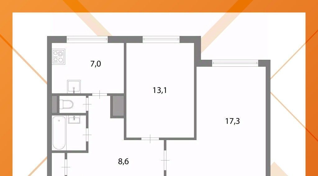 квартира г Санкт-Петербург пр-кт Дунайский 48к/1 Дунайская фото 2