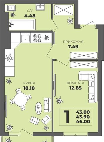 г Калининград р-н Московский ул. Толстикова, д. 36, корп. 2 фото