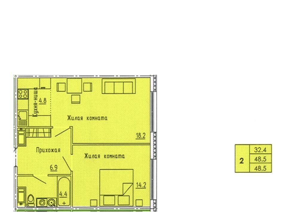 квартира г Пенза р-н Октябрьский ул Яшиной 12 фото 1