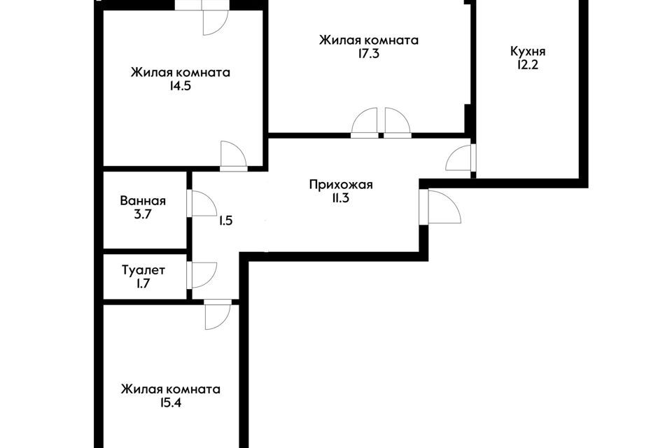 квартира г Краснодар р-н Прикубанский ул им. Героя Хабибуллина 6 Краснодар городской округ фото 1