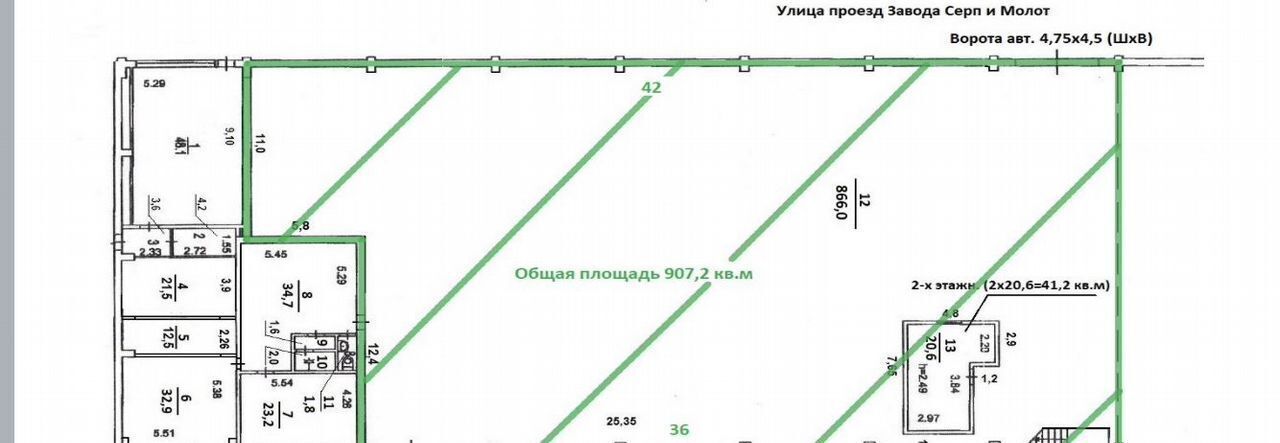 производственные, складские г Москва метро Лефортово ул Золоторожский Вал 11с/8 муниципальный округ Лефортово фото 5