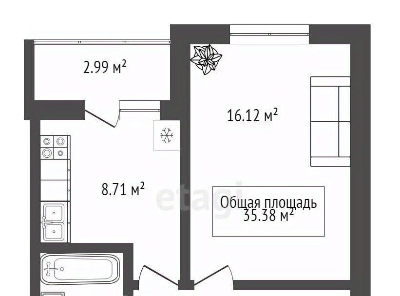 квартира г Новосибирск ул Романтиков 12 микрорайон «Дивногорский» Площадь Маркса фото 10