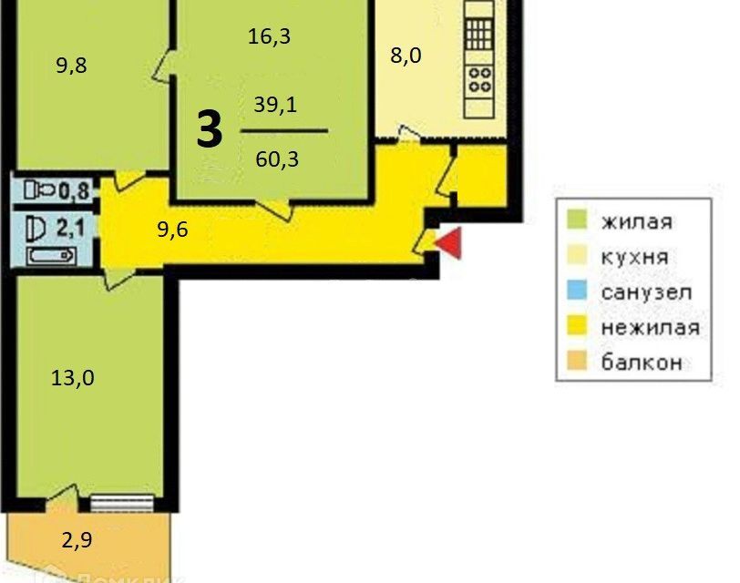 квартира г Москва ул Большая Очаковская 19 Западный административный округ фото 1