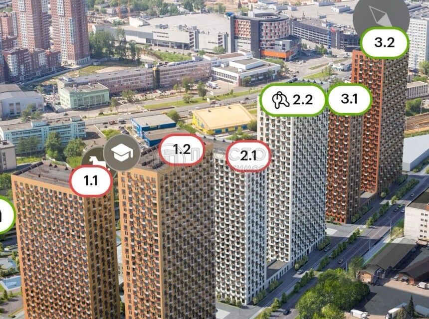 квартира г Москва ш Перовское 2/1 Перовское 2 Юго-Восточный административный округ фото 9