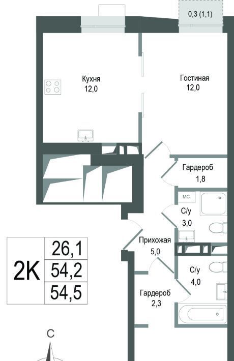 квартира г Королев мкр Первомайский Гольяново фото 1