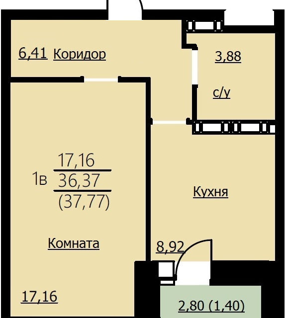 квартира г Ярославль ул Красноборская 32а Ярославль городской округ фото 1