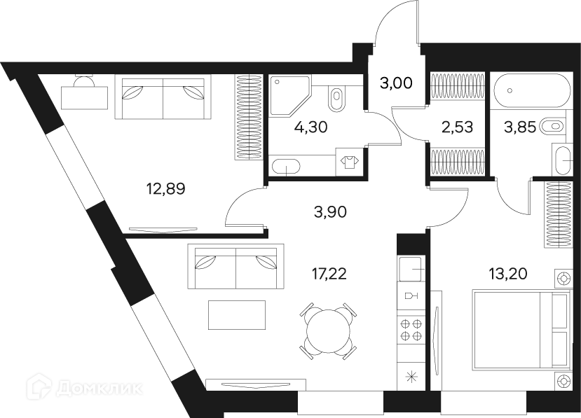 квартира г Москва Южный административный округ, Подземное сооружение фото 1