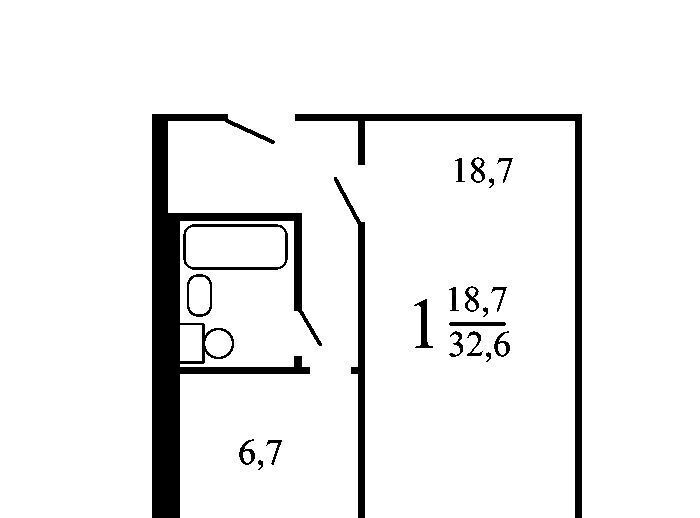 квартира г Ангарск мкр 6а 18 фото 2