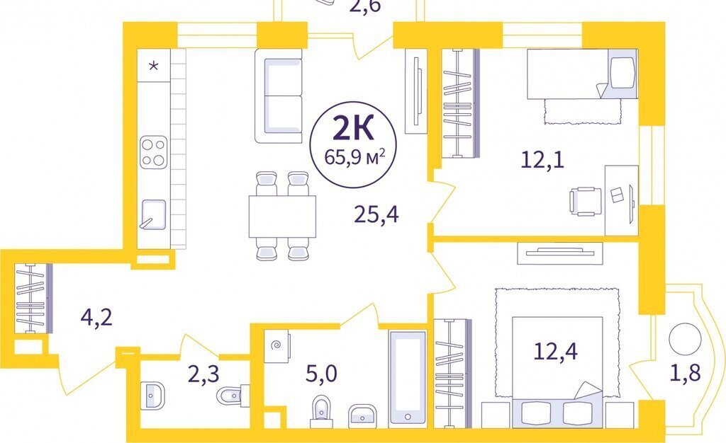 квартира г Екатеринбург р-н Орджоникидзевский Машиностроителей улица 22-го Партсъезда, 5 фото 1