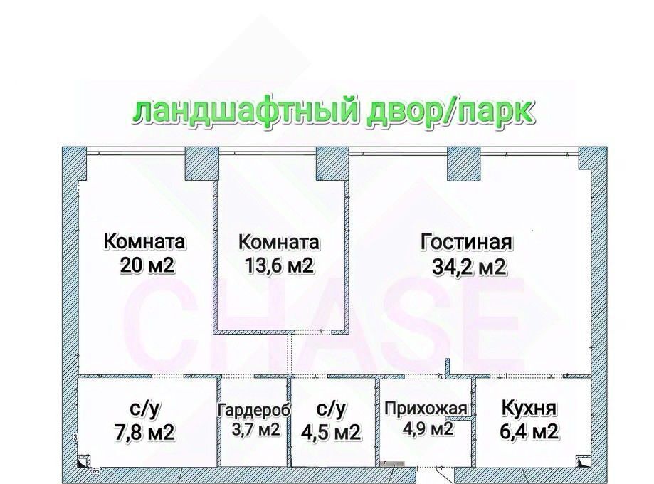 квартира г Москва метро ЦСКА пр-кт Ленинградский 37/7 фото 2