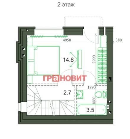 квартира р-н Новосибирский п Элитный р-н мкр Березки сельсовет, 183, Новосибирск, Мичуринский фото 7