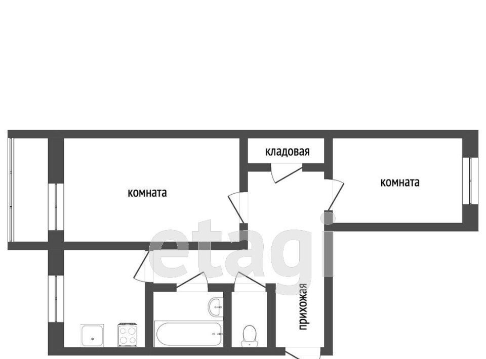 квартира г Челябинск р-н Ленинский ул Многостаночников 2 фото 2