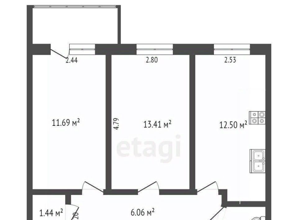 квартира г Батайск ул. Максима Горького, 491 Вк 2 фото 2