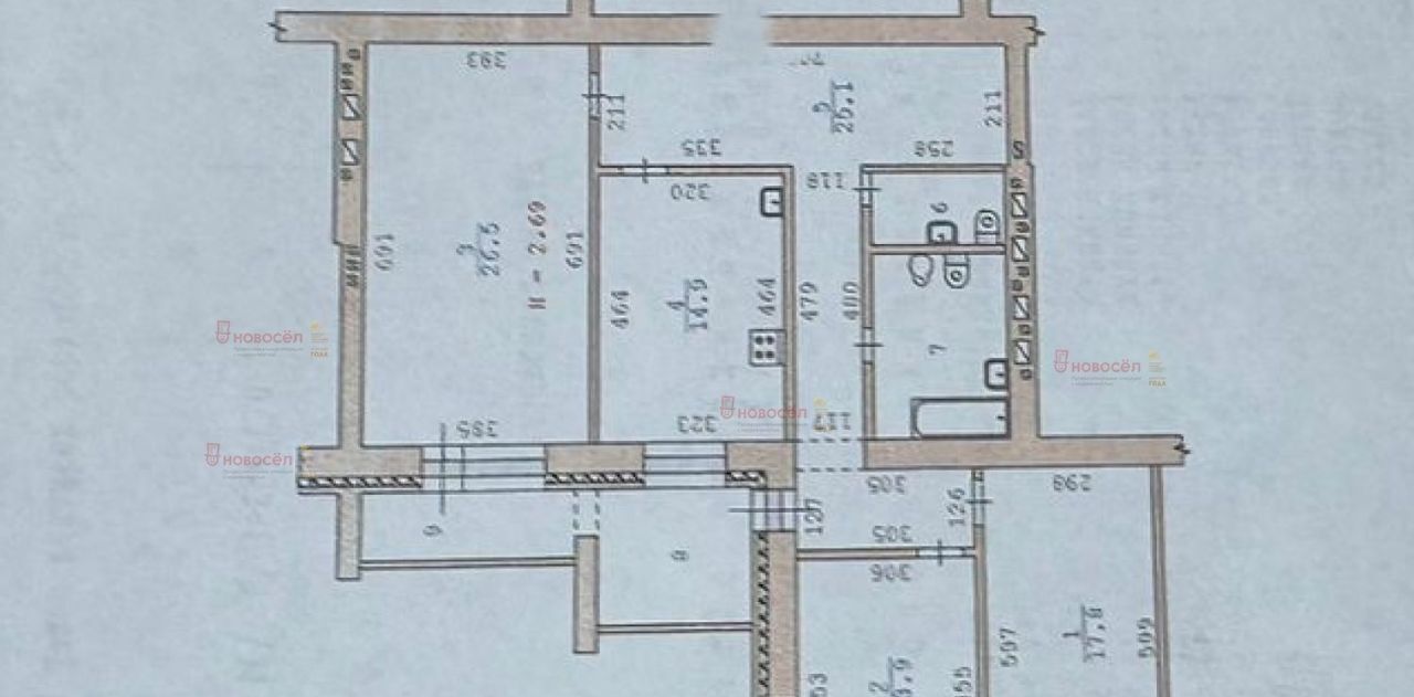 квартира г Екатеринбург р-н Верх-Исетский Геологическая ул Мельникова 20 фото 6