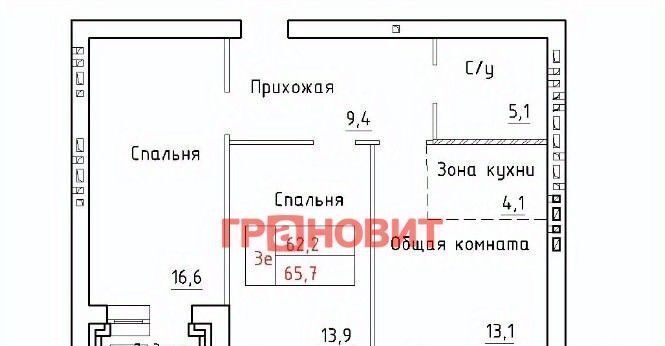 квартира р-н Новосибирский п Элитный ул Венская 11 микрорайон «Фламинго» сельсовет, Мичуринский фото 2