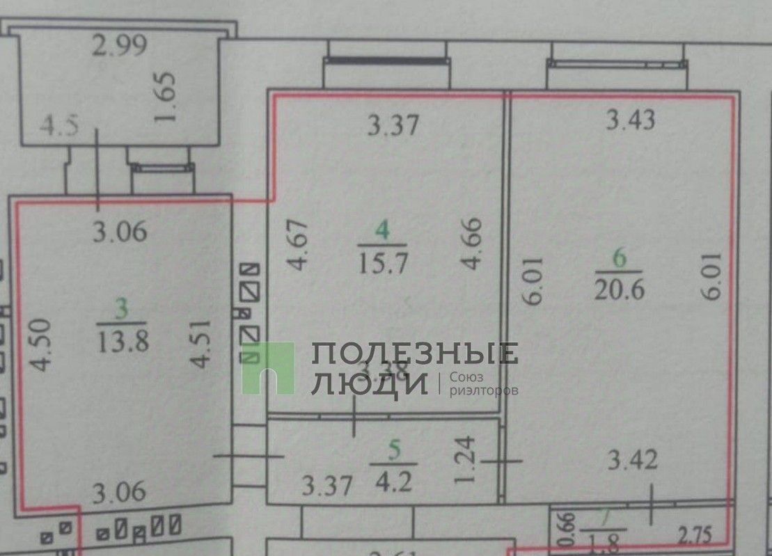 квартира г Орел р-н Железнодорожный ул Ливенская 33к/2 фото 2