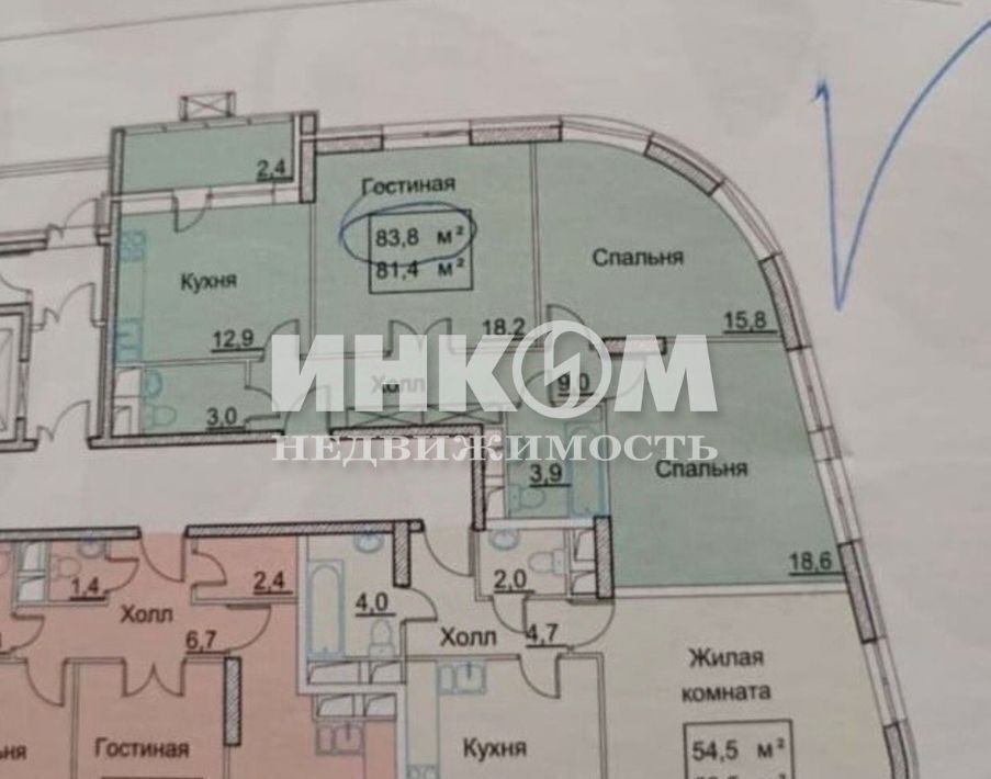 квартира г Москва п Внуковское метро Рассказовка б-р Андрея Тарковского 8 фото 18