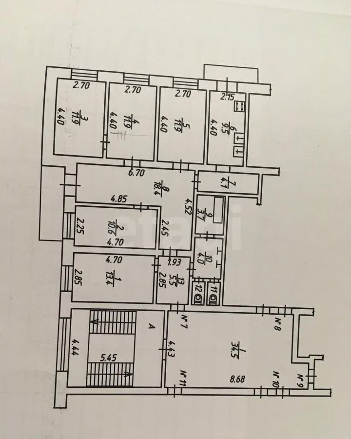 комната г Калуга р-н Московский ул Гурьянова 10к/3 фото 10