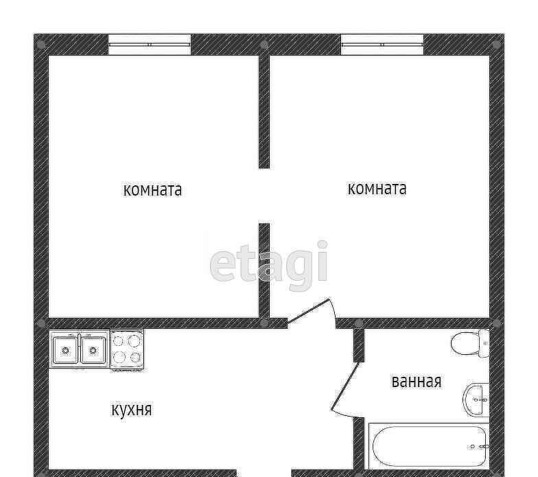 квартира г Нижний Тагил р-н Дзержинский ул Щорса 21 фото 19