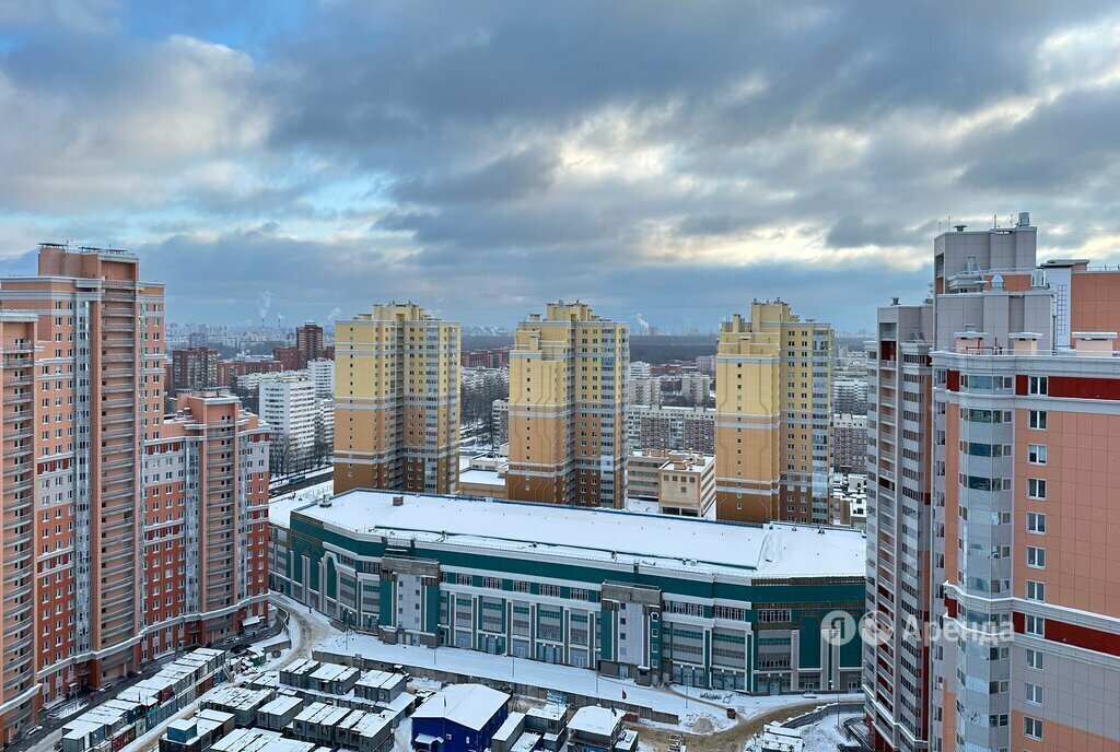 квартира г Санкт-Петербург метро Проспект Просвещения ул Кустодиева 7к/1 фото 10