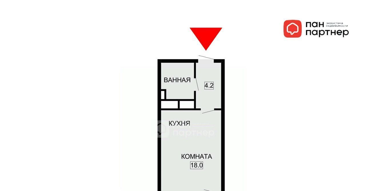 квартира р-н Всеволожский г Кудрово пр-кт Европейский 8 Заневское городское поселение, Санкт-Петербург фото 2