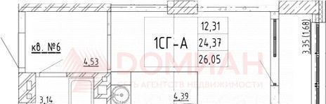 квартира г Ростов-на-Дону р-н Советский пр-кт Стачки фото 2