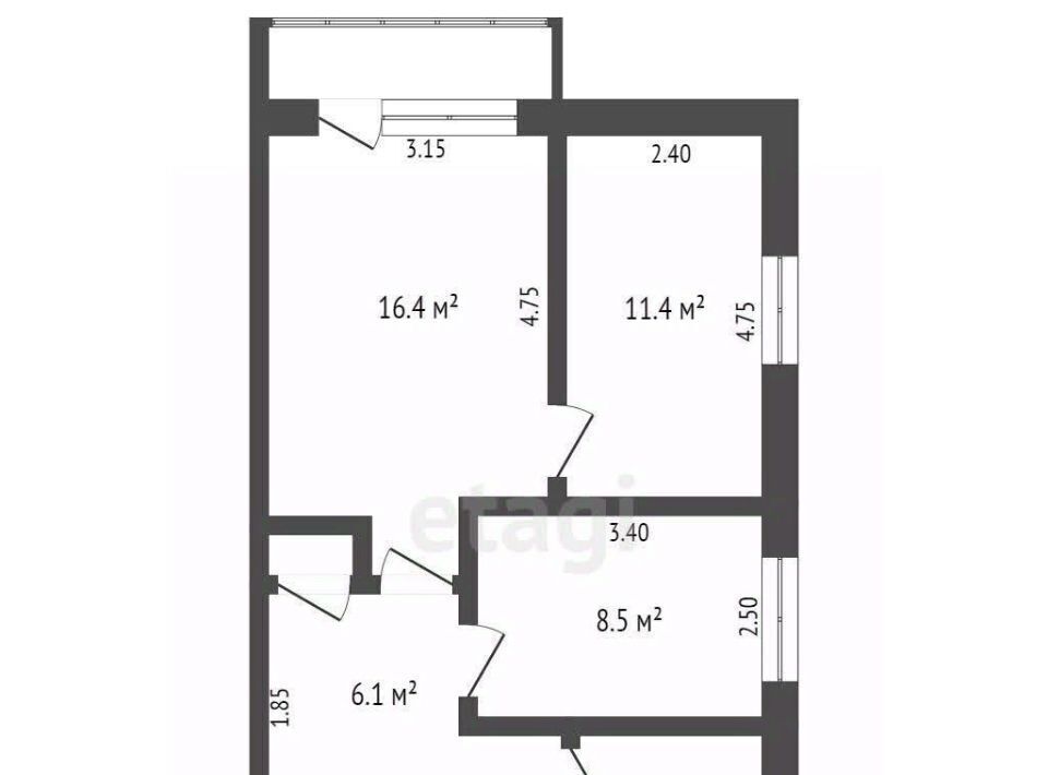 квартира г Батайск ул Мира 197 фото 2