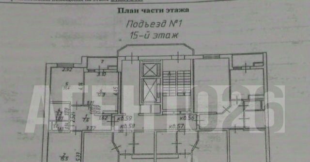 квартира г Ставрополь р-н Промышленный ул Тухачевского 25/7 фото 14