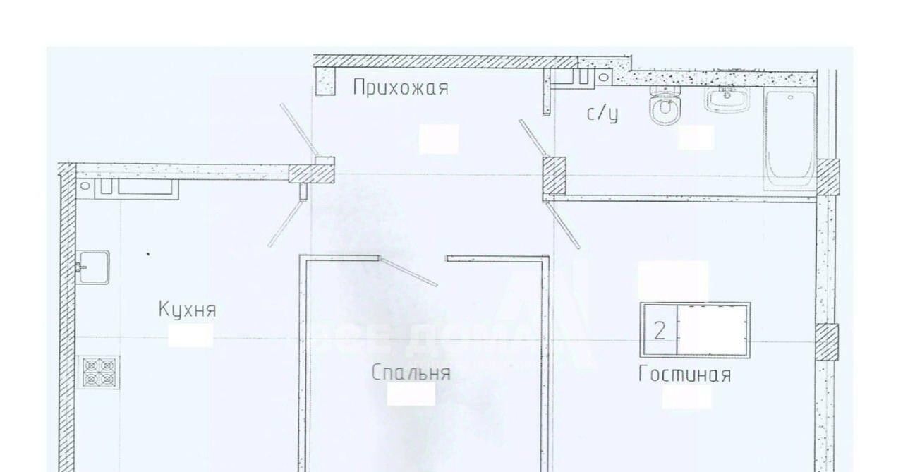 квартира г Ставрополь р-н Промышленный ул Доваторцев 86ак/1 фото 12