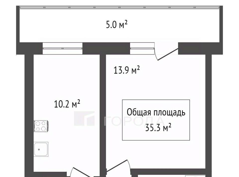 квартира г Новосибирск Заельцовская ул Аэропорт 1/1 фото 9