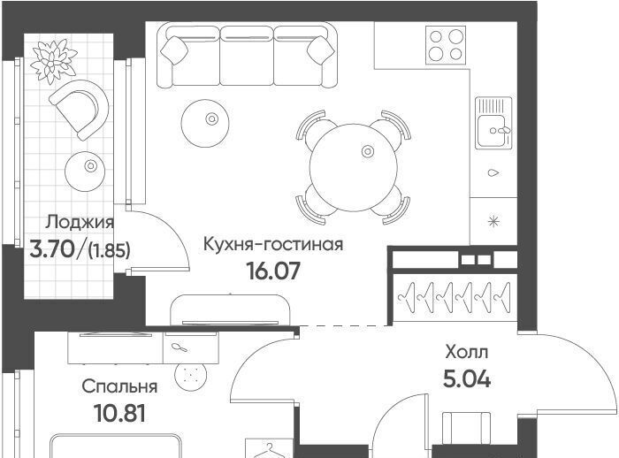 квартира г Екатеринбург Ботаническая Солнечный жилрайон фото 1