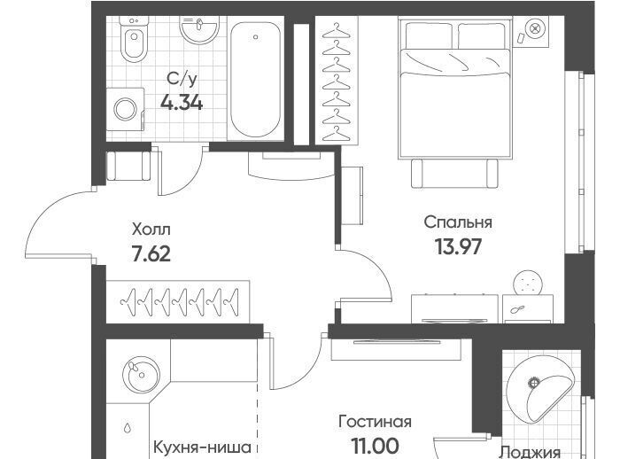 квартира г Екатеринбург Ботаническая Солнечный жилрайон фото 1