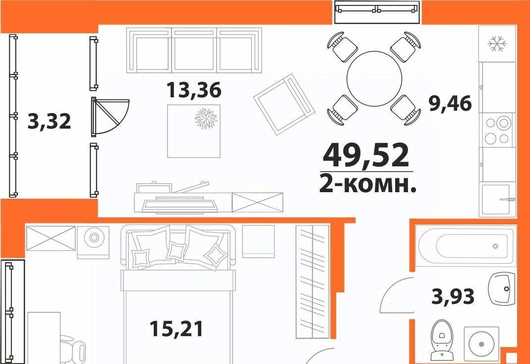 квартира г Ульяновск р-н Засвияжский 19-й микрорайон ЖК «‎Аквамарин 2» 1 фото 1