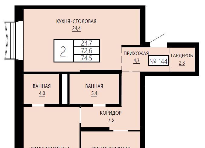 квартира г Екатеринбург Центральный Площадь 1905 года, жилрайон, Форма жилой комплекс фото 1