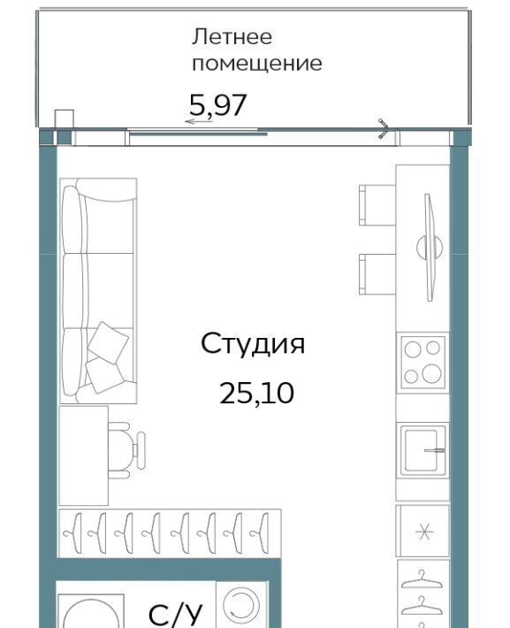 квартира г Саки ул Морская фото 1