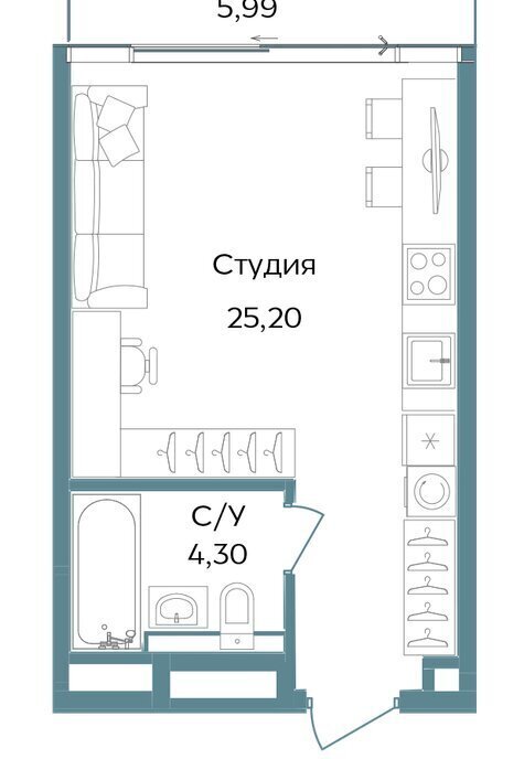 квартира г Саки курортный кластер Темпо фото 1