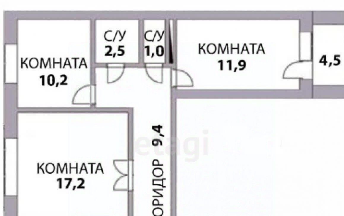 квартира г Казань Авиастроительная ул Генерала Махмута Гареева 3 фото 2