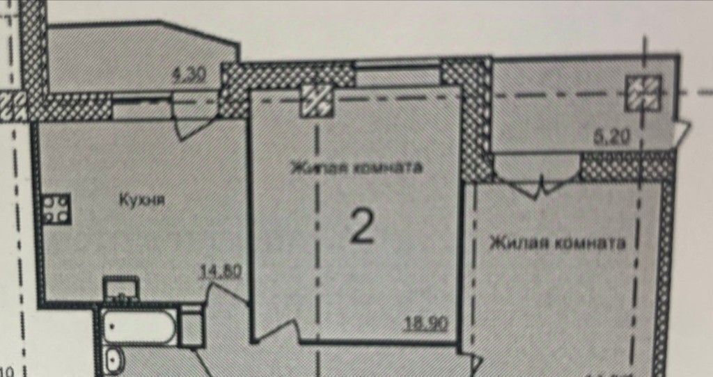 квартира г Волгоград р-н Советский ул. Маршала Воронова, 14 фото 26