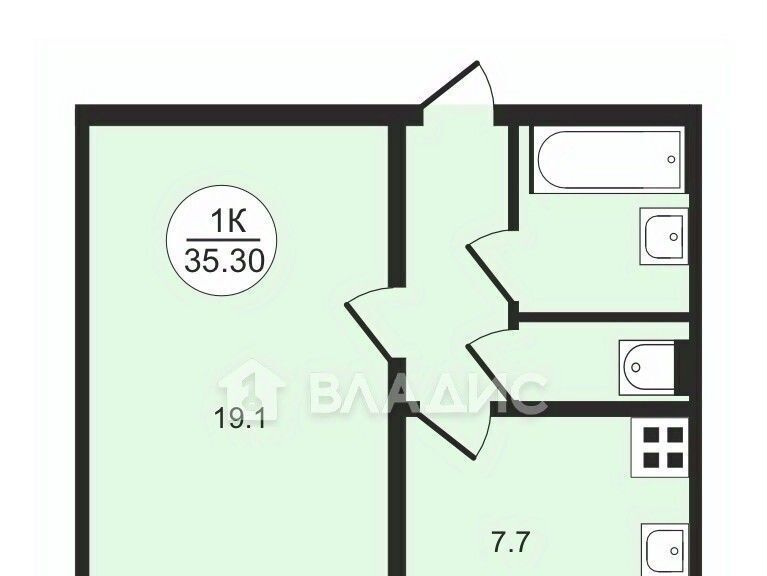 квартира г Москва метро Щукинская ул Маршала Новикова 19к/2 фото 2