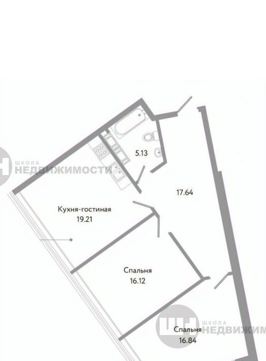 квартира г Санкт-Петербург Горный институт, просп. Средний Васильевского острова, 87к 3 фото 10