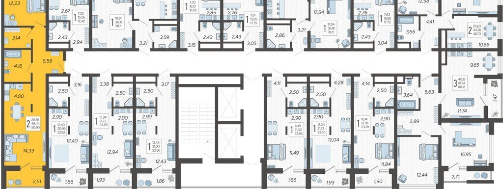 квартира г Сочи р-н Хостинский ЖК «Кислород» 15 Хостинский район фото 2