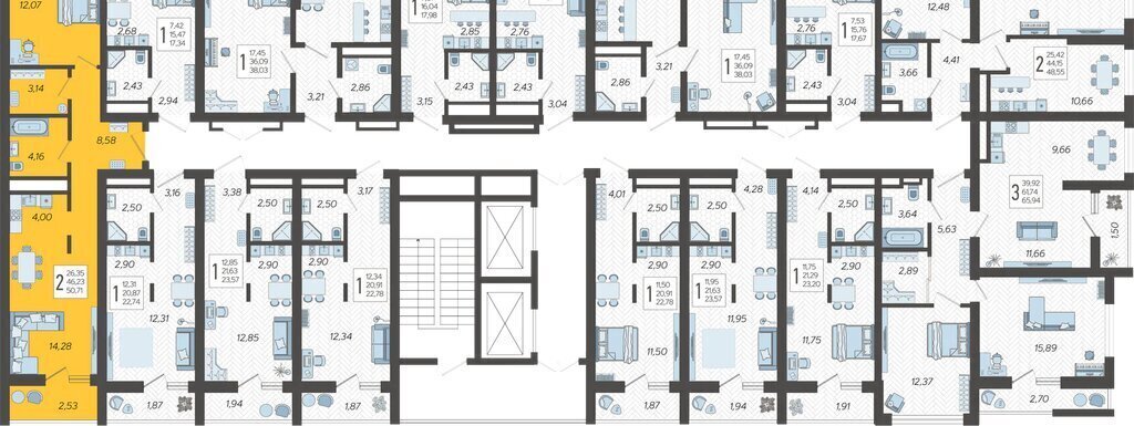 квартира г Сочи р-н Хостинский ЖК «Кислород» 9 Хостинский район фото 2