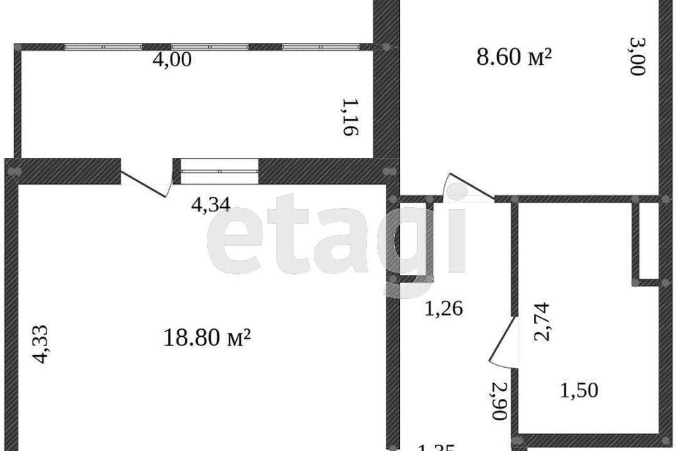 квартира г Нефтеюганск 14, Нефтеюганский район фото 6