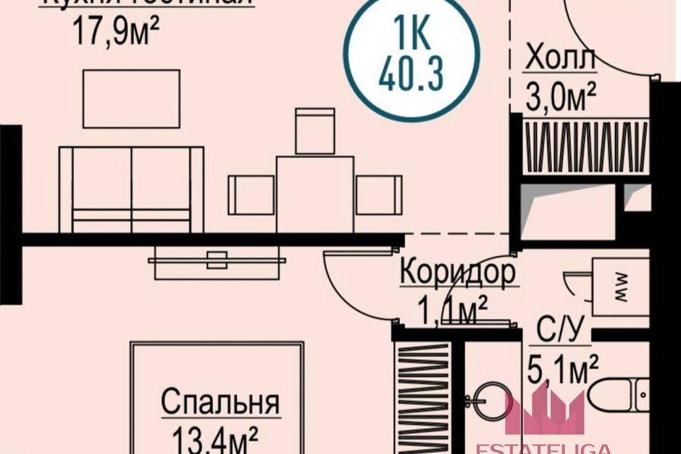 квартира г Москва пр-кт Волгоградский 32/5 1 ЖК «Метрополия» Юго-Восточный административный округ фото 2