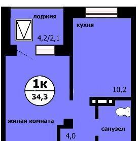 квартира г Красноярск р-н Свердловский ул Лесников 53 фото 11